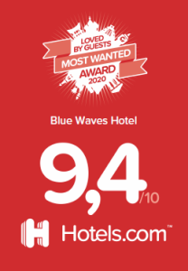 blue waves hotel award